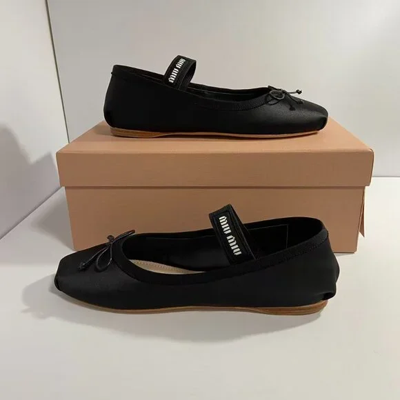 Miu Miu Black Ballet Flats - Picture 8 of 8